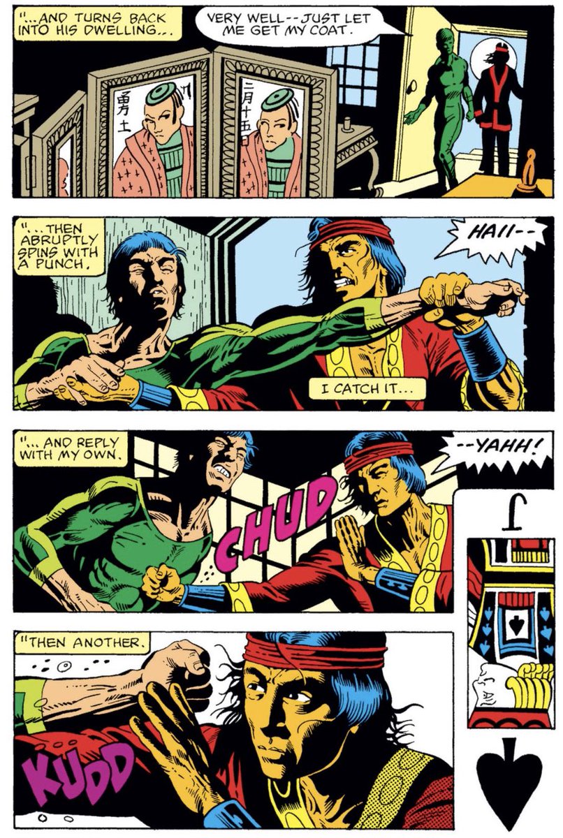 ...but he’s really a double agent for Shang-Chi’s diabolical father, Fu Manchu!
