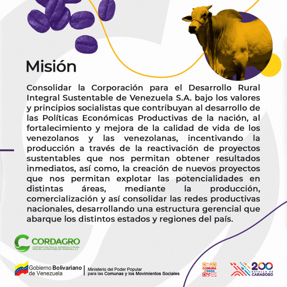 El Presidente de @Cordagro @yoellugo29psuv y su equipo de trabajo ratificamos el compromiso con nuestro Presidente @NicolasMaduro , a su vez nos comprometemos a visibilizar la verdad de nuestro país.

#GuerrillaDigitalConMaduro 
#CordagroPotenciaVenezuela 
#PrevenirEsClave