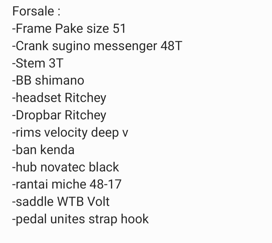 FNFJBmania's tweet photo. WTS Full Bike
Lokasi Kemayoran, Jakarta Pusat,spec digambar
Harga 4jt aja, serius buyer only silahkan hubungi: 
WA only: 081289015014 
#fnfjb https://t.co/PKXM4T05SA