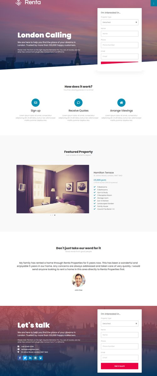 Design wordpress website, landing page by elementor pro
Hire me: fiverr.com/share/A0G0G3

#wordpressLandingPageDesign #elementorLanding 
#wordpressWebsite #wordpressDeveloper
#onePageWebsite #SixTONESANN #wordpress
#wordpressLanding #freelancer #fiverr #VincenzoEp17 #1915Olayları
