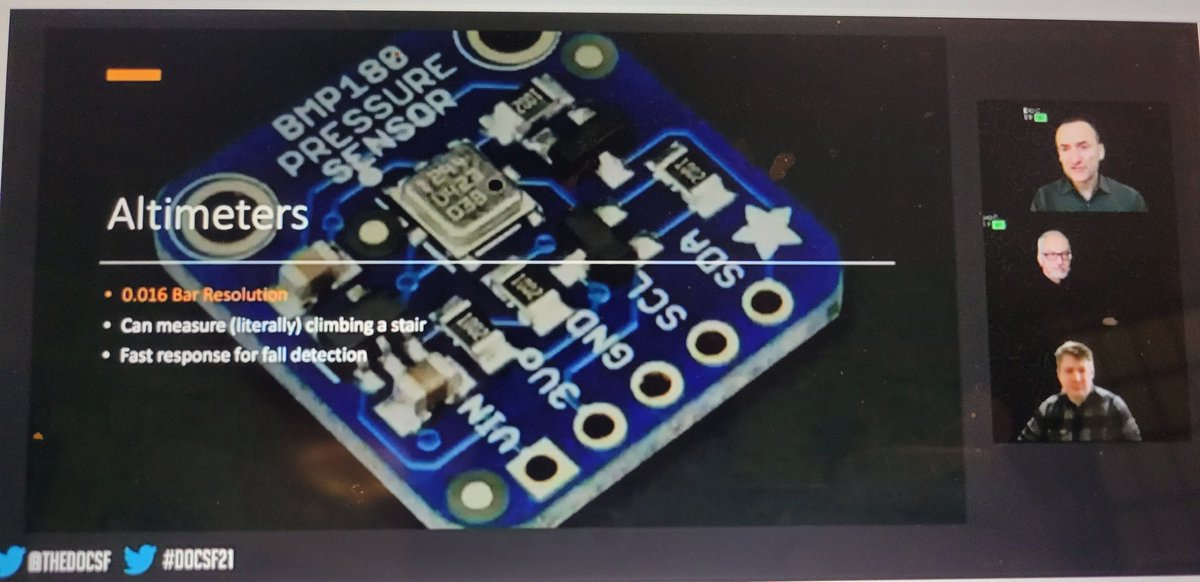 HealthCareGuru's tweet image. &quot;From mushrooms to sensors&quot; @ShawnaButlerRN introduces wearable sensors session @theDOCSF #docsf21 with Stefano Bini, MD 

#healthsensors #DigitalHealth