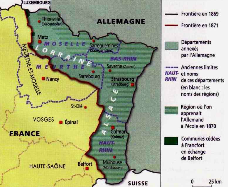 Parce que quand le chemin de fer c'est développé dans ces deux régions, elles étaient allemandes.De 1870 à 1918.En plein âge d'or du train.Là bas, tout roule à droite.