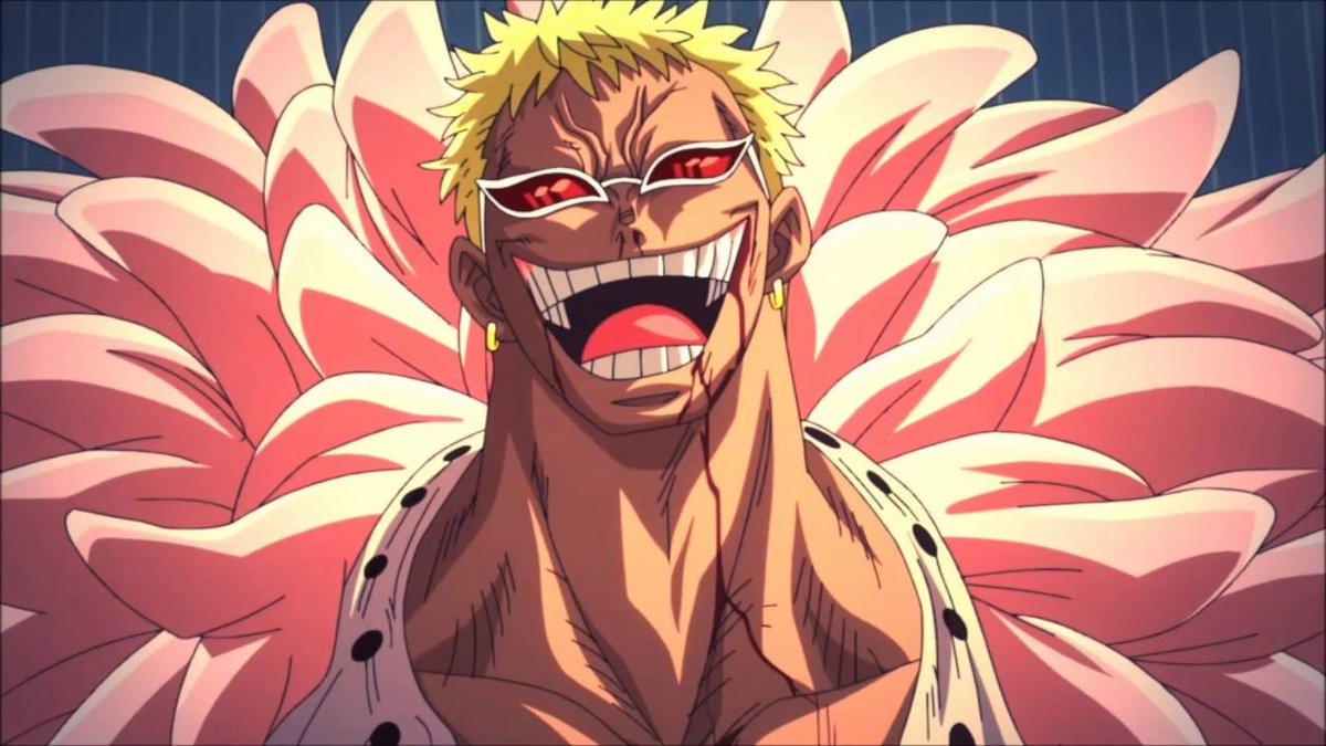 4- he fought the second strongest Warlord Dofflamingo that had awakened his devil fruit, and defeated him! Even if it was with help he still managed to do most of the damage and learned a lot and got stronger! (7/10)