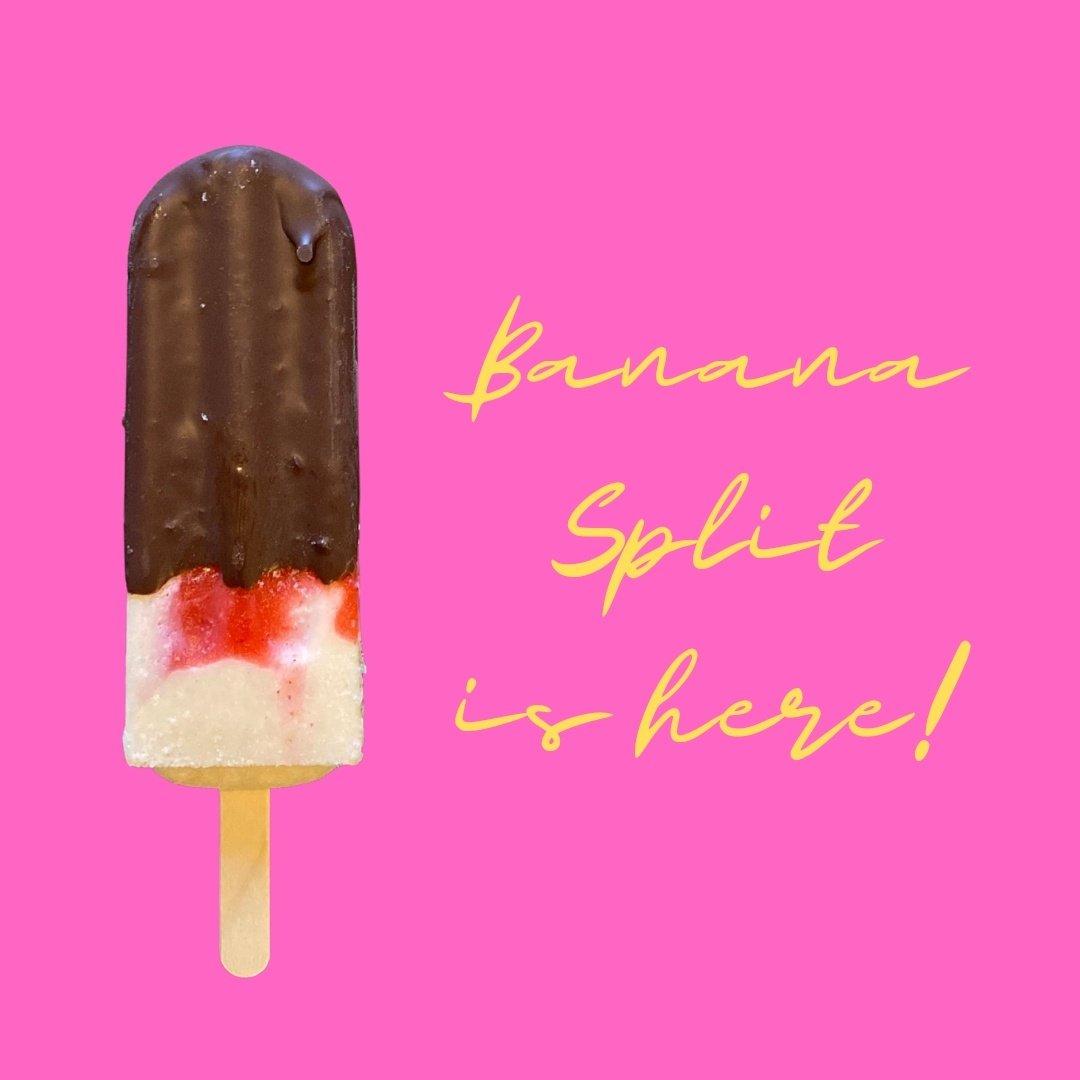Don't miss our April feature banana split! This ice pop is dipped in delicious chocolate. 🍫

Find us at <a href="/bountifulmarket/">Bountiful Market YEG</a> this weekend. #yegfood #yeg