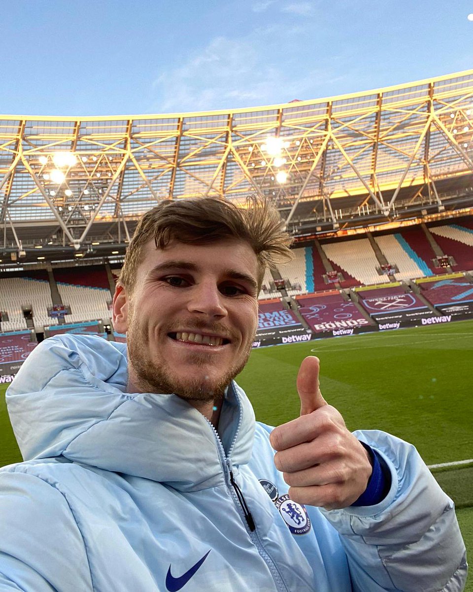 ChelseaFC's tweet photo. All smiles, and great to see this guy back in the scoresheet today! 😃

Any message for Timo? 🙌 https://t.co/DuaKbCYliV