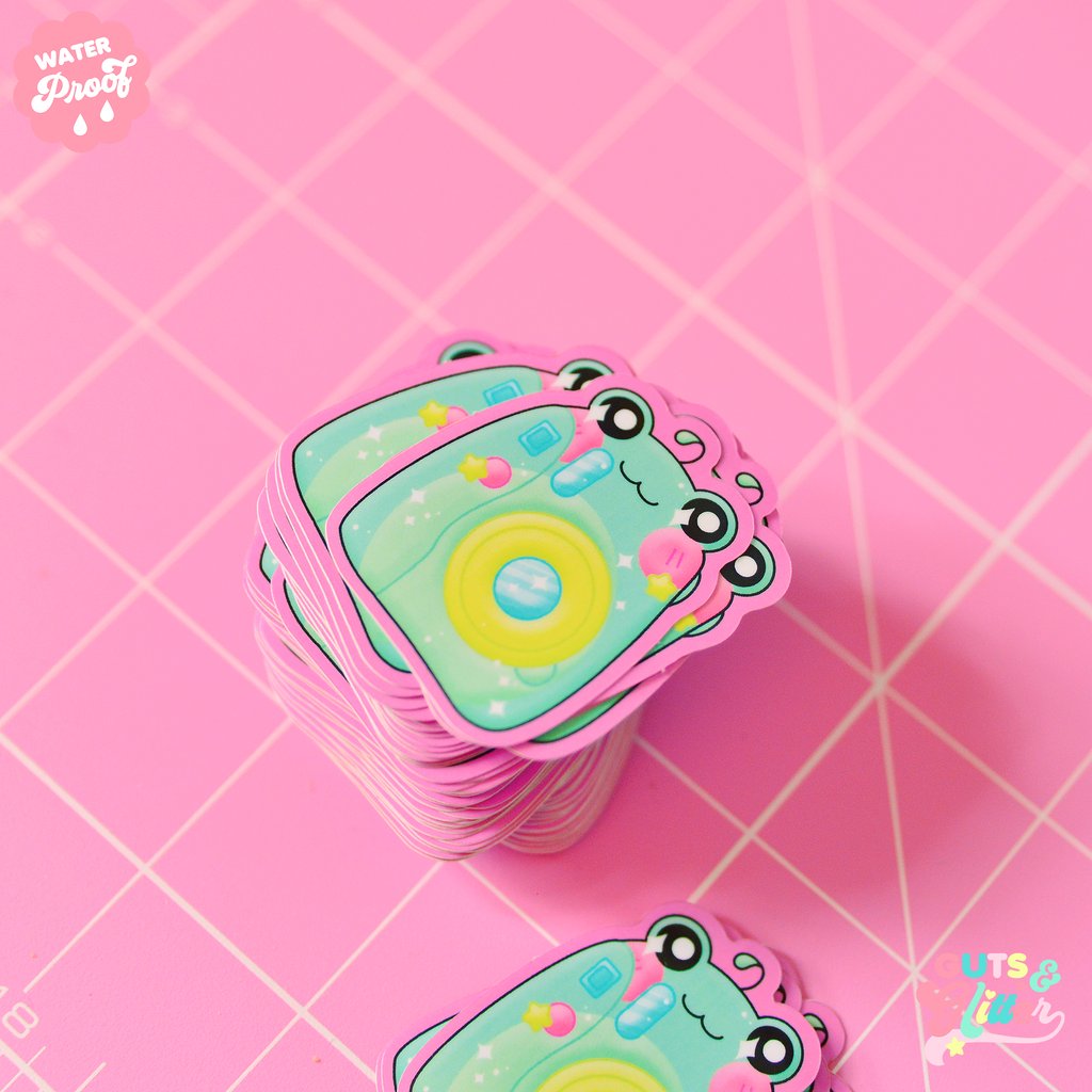 KikiVonBubbles's tweet photo. Summer froggy cam stickers!
Link in bio
#etsy #etsyuk #vinylstickers #stickerbusiness #stickerapp #stickermaker #stickershop #cutearteveryday #pastelart #pastel #frog #froggy #frogsticker #summer https://t.co/FJsZY5wlQi
