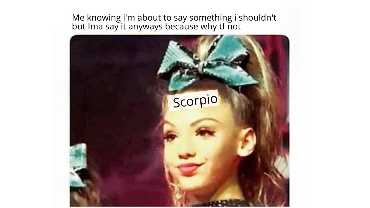 ScorpioSeason's tweet photo. sorry, not sorry 🦂 https://t.co/6pqLTsEd4Q
