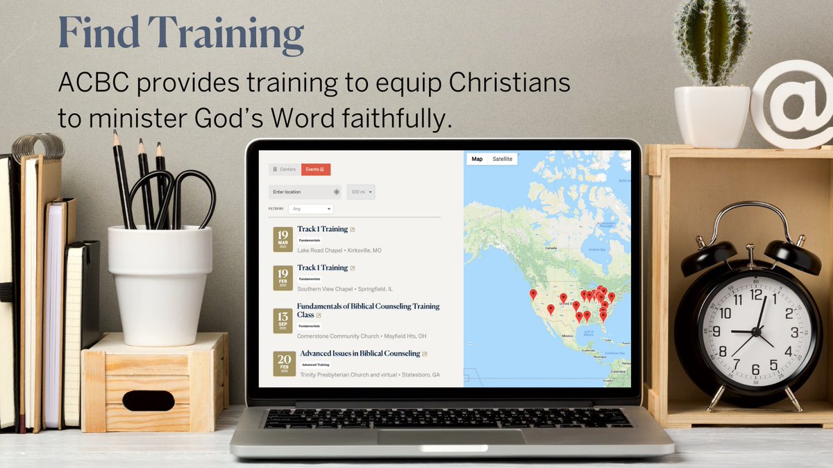 acbc's tweet image. Whether it's time for you to take the first step in biblical counseling training, or you've been certified for many years, explore ACBC's training options today! ow.ly/iOt450EdLj5
