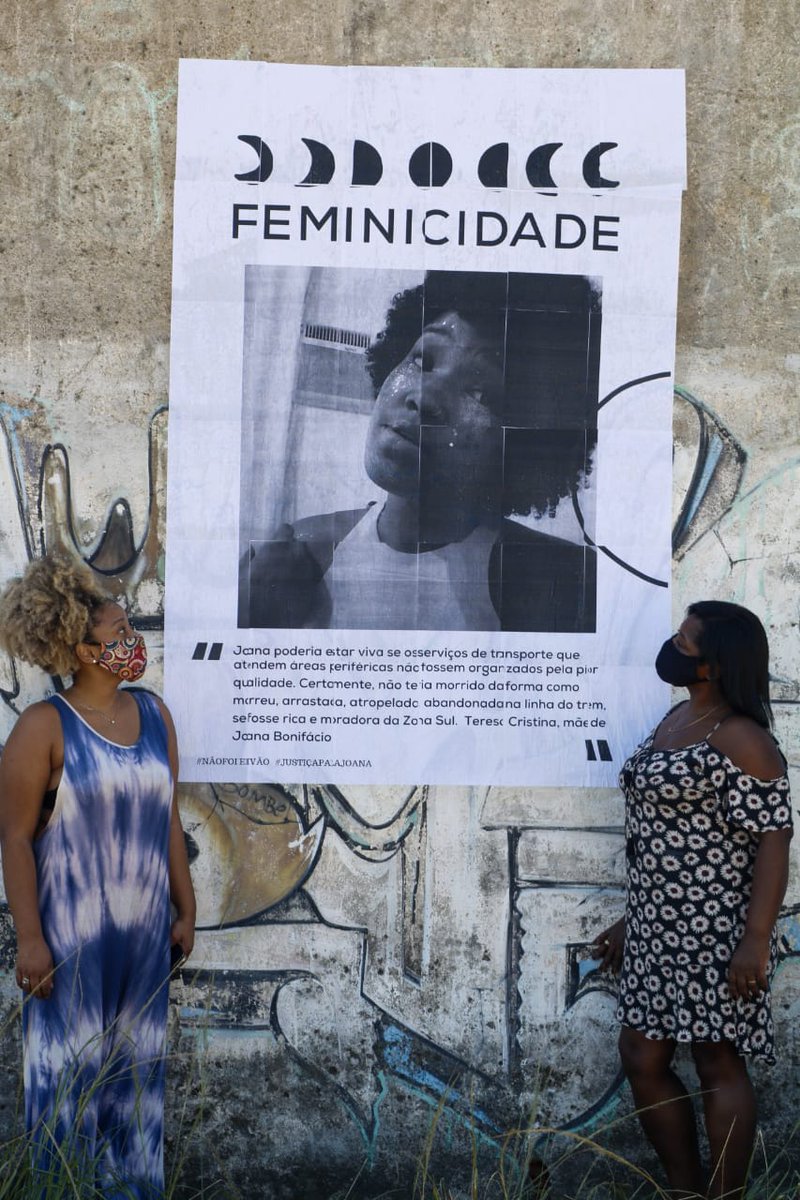 feminicidade's tweet photo. Todos os dias mulheres negras encaram múltiplas violências nos transportes públicos da cidade. Até quando a vida da população negra será descartável aos olhos do Estado?

#4AnosSemJoana #JustiçaPorJoana 
#NãoFoiEmVão https://t.co/xF1Ih5KDEw