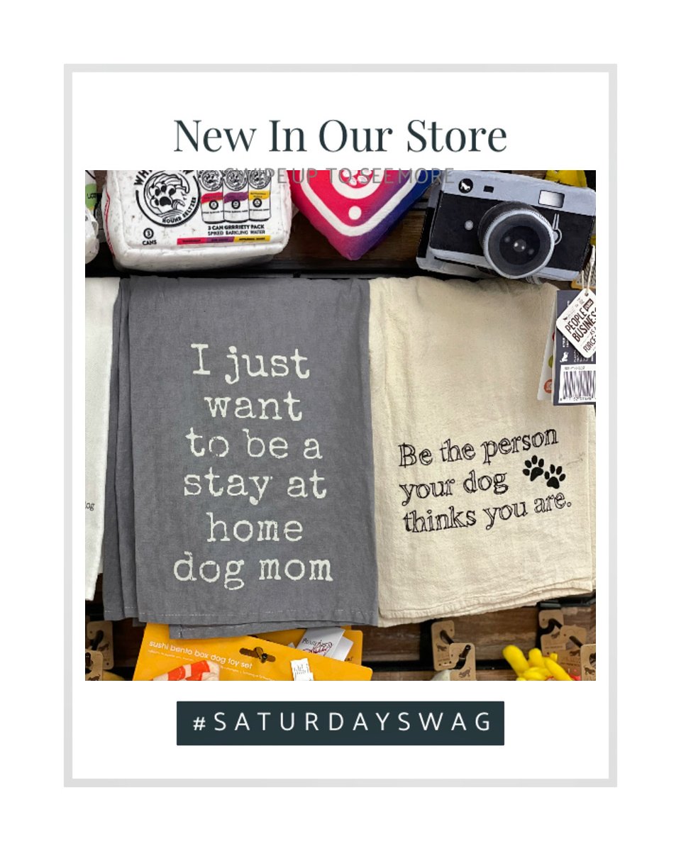 #SaturdaySwag Dish Towel - Want To Be A Stay At Home Dog Mom and Be The Person Your Dog Thinks You Are will put a smile on any dog lover’s face.  

#shoplocal #supportsmallbusinesses #primitivesbykathy #kramerspharmacyboutique #doglife #gifts #mom #mothersday #mom