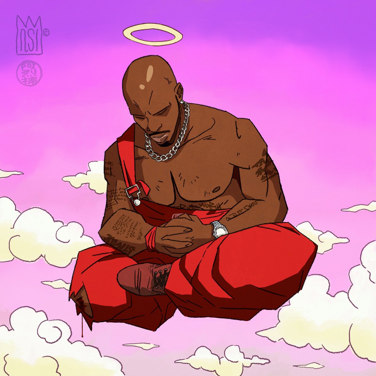 NsiOnizuka's tweet photo. Rest in Paradise Earl "DMX" Simmons 🙏 Legends never die. All Dogs go to Heaven. #celebrationoflife #longlivedmx #RIPDMX #angel #lordgivemeasign #dmxtribute https://t.co/TbI5xbmmEE