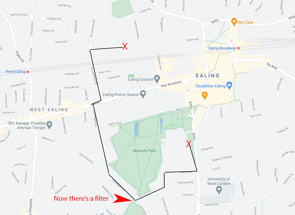 I used to live in Ealing 10 years ago. The Uxbridge Road has always been congested. I lived on Gordon Road and worked next to Ealing studios; amazingly, before I saw the light I would sometimes drive that journey.The current LTN setup would have changed my behaviour earlier.