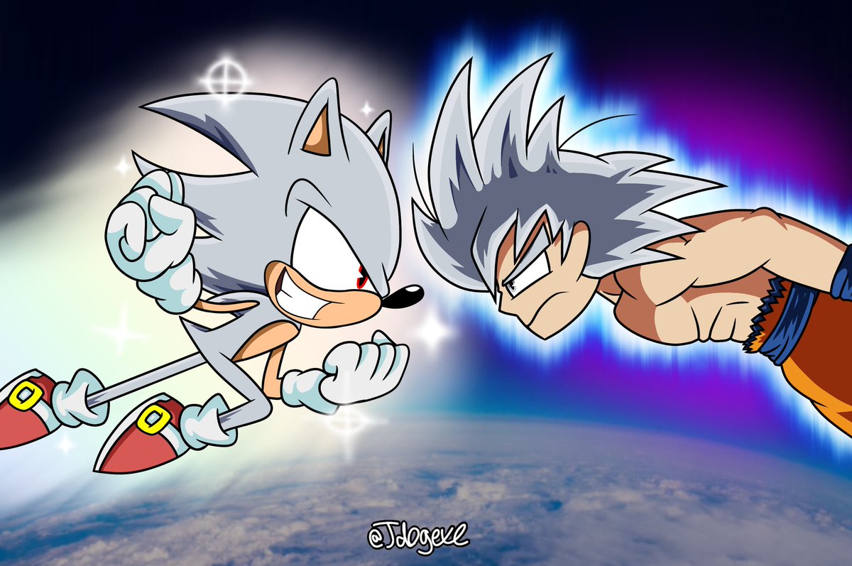 MUI Goku vs hyper sonic #dbz #dbgt #edits #foryou #fy #fyp #fypシ #real