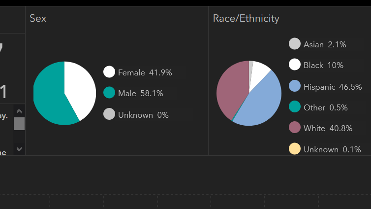 Here are the demographics of our 50,000 Texas deaths according to Texas DSHS. As I forecast to the  @HispanicCaucus in 2020, "historic decimation" of Hispanic communities