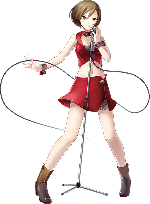 ann -for the voice she'd like ranafor the character she'd still like rana and also uni. uni has her vibes id kin assign uni to her tbhshe also likes meiko bc lets be real meiko fuckin kicks ass
