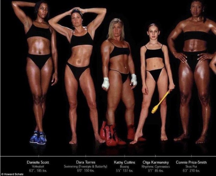 And again, we’re just talking cis able bodied men. I don’t even have the strength to get into this right now (all images from Athlete: A Celebration of Body Diversity by Howard Schatz)
