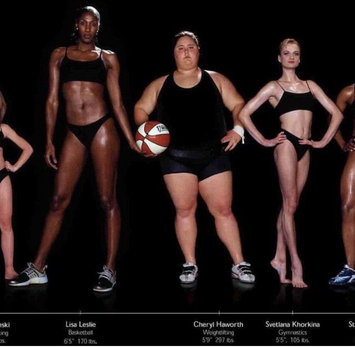 And again, we’re just talking cis able bodied men. I don’t even have the strength to get into this right now (all images from Athlete: A Celebration of Body Diversity by Howard Schatz)