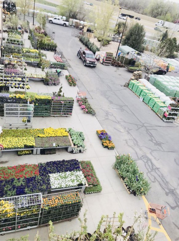 Saturday at Provo #4416 Garden center at its best when you have amazing vendors you work with. Come down and get you spring garden a heads start @NorthcreekHold #PacNorthProud @steveknott020