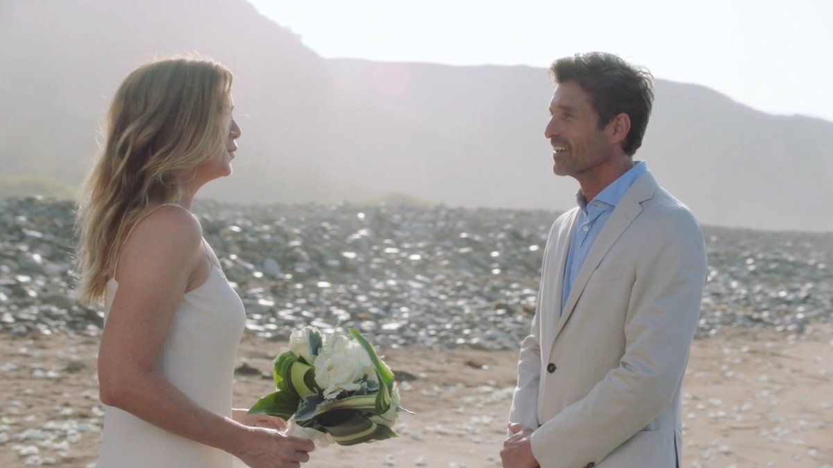 “Once Izzie’s in the clear, we’re going to go to the Bahamas and have our wedding on the beach.” #GreysAnatomy