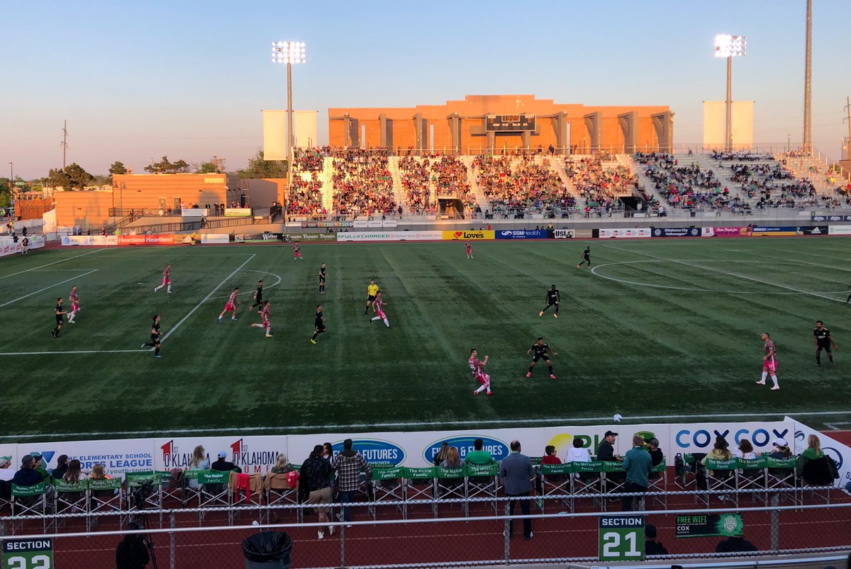 Beautiful night to watch Tulsa lose. #GoGreens #ForCityAndClub