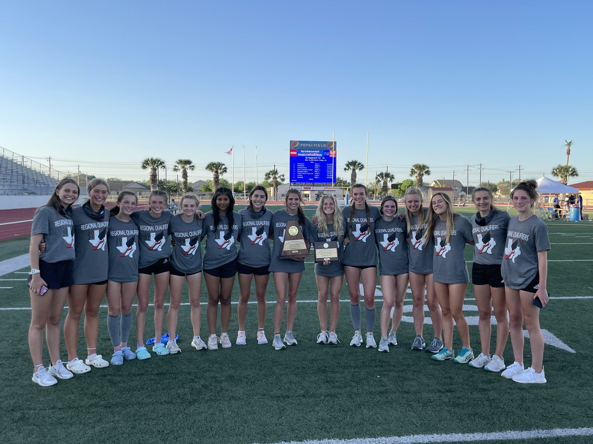 Proud of these ladies and what they did as a TEAM to score 103 points to win the Region 4-4A Track Team Championship! I love this team! #Together #FbgGTrack21