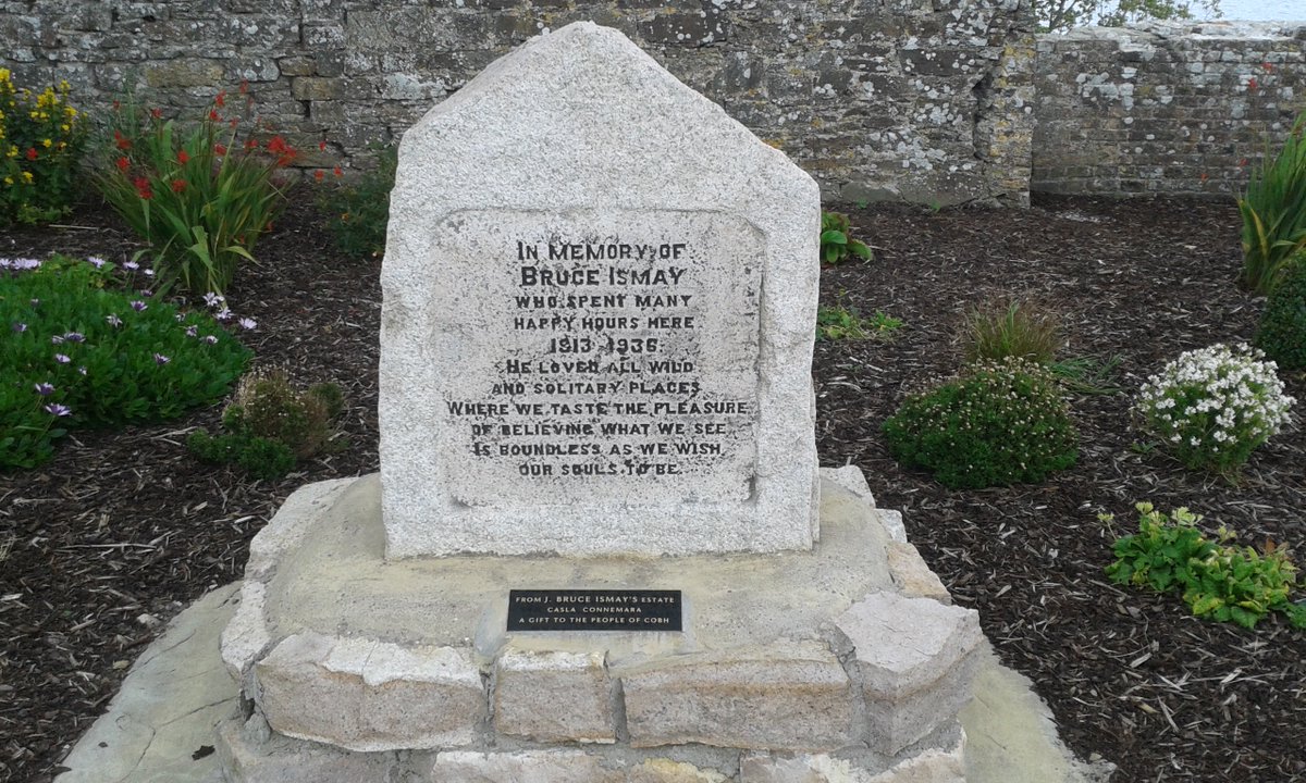 Further along the front, a memorial garden with small beach, including a tribute to Bruce Ismay and a glass centrepiece with the names of all passengers boarding at Queenstown (Cobh) who perished.There are many more Titan-icy places, but that's my collection! *END OF THREAD* 