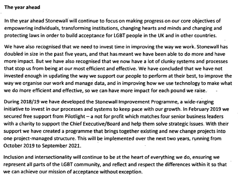 From Stonewall's 2019 accounts (most recent):