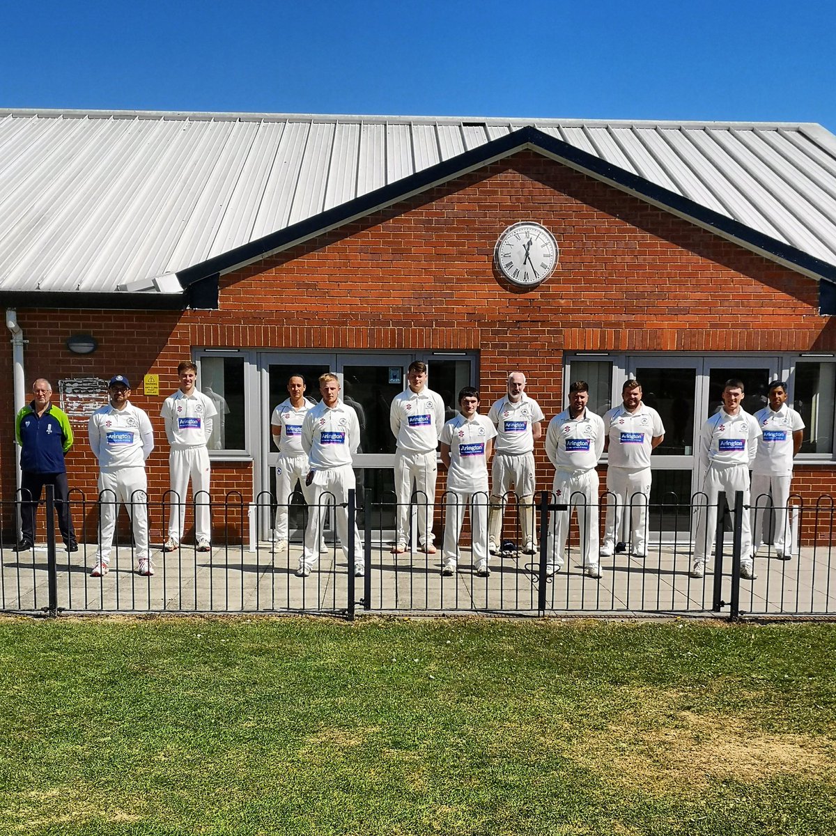 Todays team at home were rocking the new <a href="/graynics/">Gray-Nicolls</a> kit with the new addition of <a href="/sussexad/">Sussex Advertising</a> logo on the back! 🏏🔥🏏 #Cricket #gowell #burgesshill #newkit #graynics #ECB