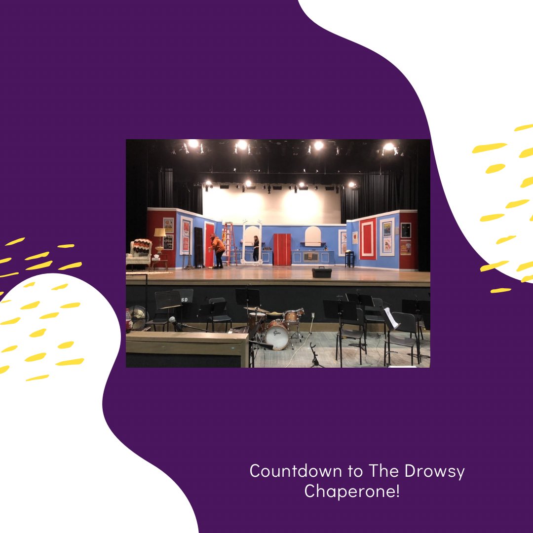 Opening night of The Drowsy Chaperone was amazing! Make sure to come see the all school musical if you have not already! 💛🤍