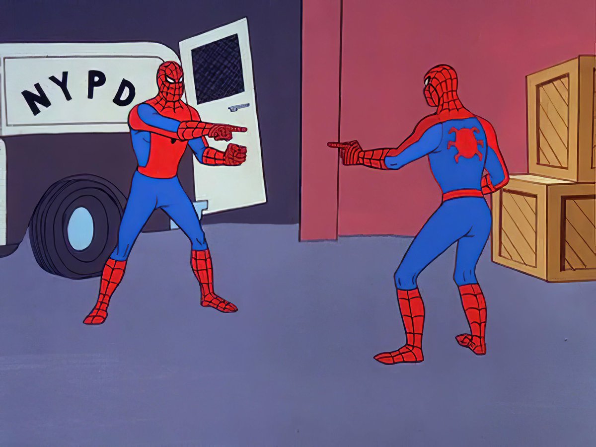 Its the two joshes in Spider-Man suits for me.