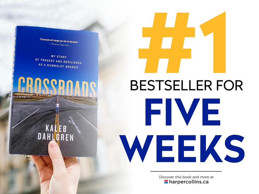 CROSSROADS by <a href="/KalebDahlgren/">Dr. Kaleb Dahlgren</a> has been on the Canadian bestseller list in the #1 spot for FIVE WEEKS!

Retweet to join us in congratulating Kaleb on this massive success!