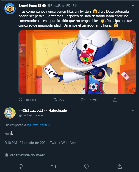 CarlosChicareli's tweet photo. @BrawlStarsES @HenryelGus1 🤡
https://t.co/7ebGAtQZQ1 https://t.co/w15O6dIWy1