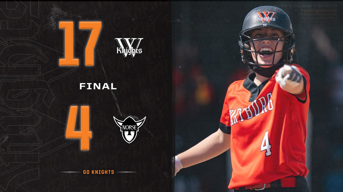 .<a href="/WartburgSB/">Wartburg Softball</a> explodes for a season-high 17 runs as they defeat Luther in five innings! #GoKnights

#BeatLuther✅