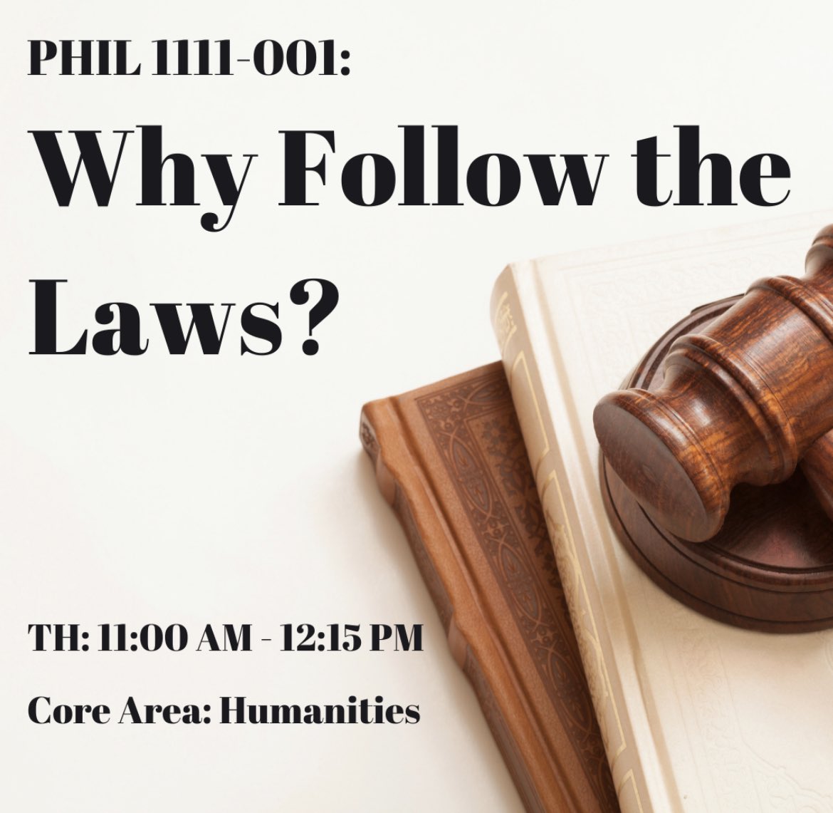 cudenverfye's tweet photo. Should we follow the law? Explore this question in PHIL 1111-001 this fall! Learn more at https://t.co/Jb3QRjcJtt ! #CUDenver #CUInTheCity  @CUDenverETST @CUDenver @cudenverpal @CUDenverCLAS https://t.co/EUDCSMx0MV