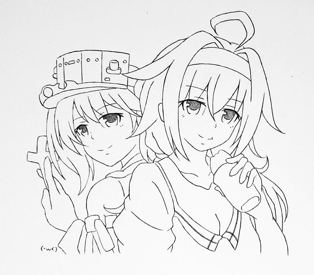 龍驤と白露 この後はどうしよう #艦これ 