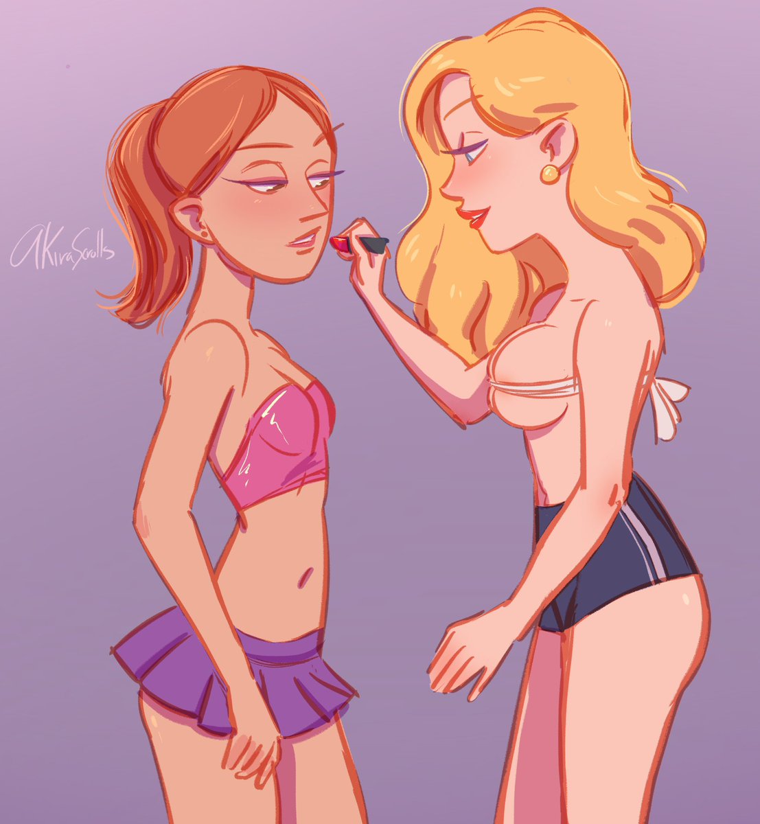 rick and morty summer lesbian meme.