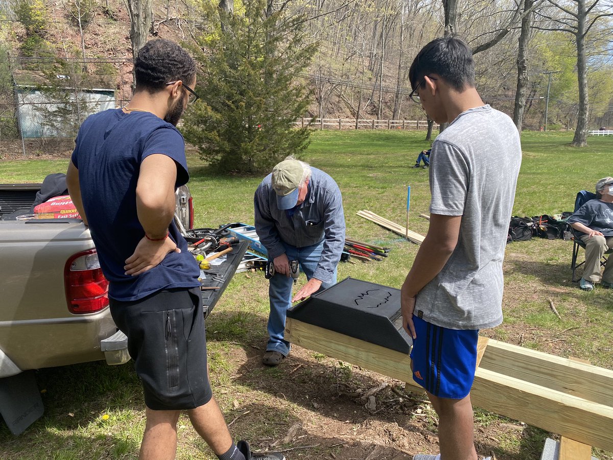 CTClimateAction's tweet image. We are so happy to finally complete the bat condo project! It all started roughly two years ago, and since then we have had guest speakers, lots of donations, and lots of volunteers! Thank you to everyone who helped with the project!! #savethebats #EarthDay #EarthWeek2021