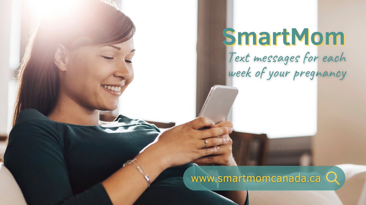 SmartMom Canada (@smartmom_canada) on Twitter photo SmartMom is Canada’s first prenatal education program delivered by text messaging. Sign up today to receive evidence-based resources and tips tailored to your stage of pregnancy: smartmomcanada.ca #SmartMomCanada #prenataleducation <a href="/SmartMom_Canada/">SmartMom Canada</a> SmartMom is Canada’s first prenatal education program delivered by text messaging. Sign up today to receive evidence-based resources and tips tailored to your stage of pregnancy: smartmomcanada.ca #SmartMomCanada #prenataleducation <a href="/SmartMom_Canada/">SmartMom Canada</a>