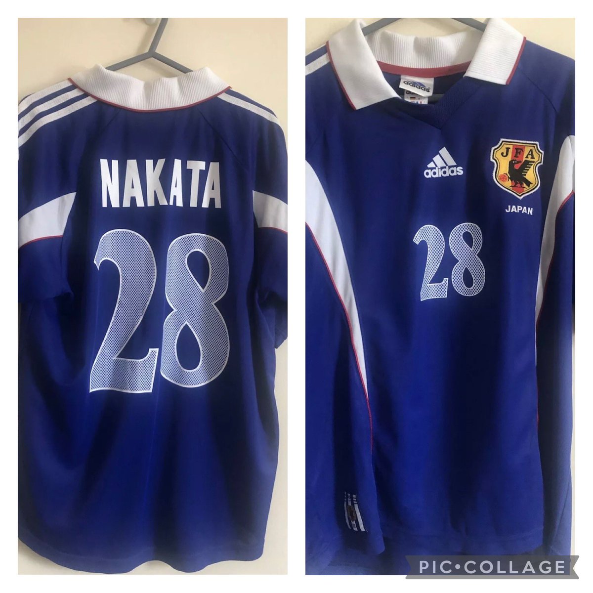 Hanzo492's tweet photo. Just won an eBay auction for the below shirt and appears legitimate. The seller is claiming it to be from the U-22 squad for the 2000 Olympics.  However, I cannot find any record of Nakata ever having that squad number. Anyone have any info?
@JLeagueShirts @kirbyhazard @LiFJapan https://t.co/alR6A6GgVW