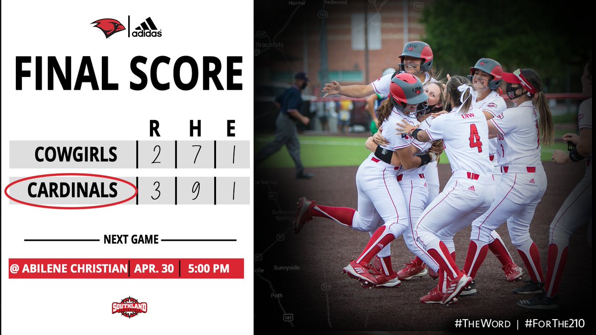 ABBY FRANK CALLS GAME!!!!

CARDINALS WIN!!!

#TheWord