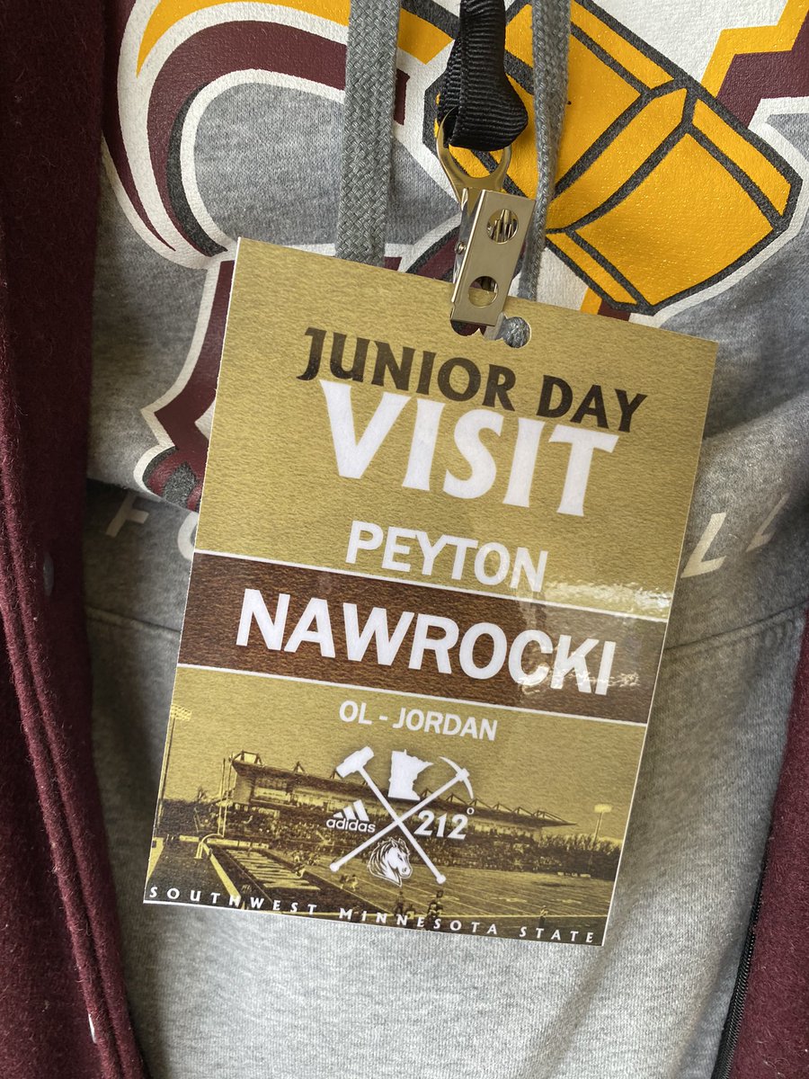 Thanks for the great Junior day!
<a href="/CoachCorySauter/">Cory Sauter</a> <a href="/SMSUfootball/">SMSU Football</a>