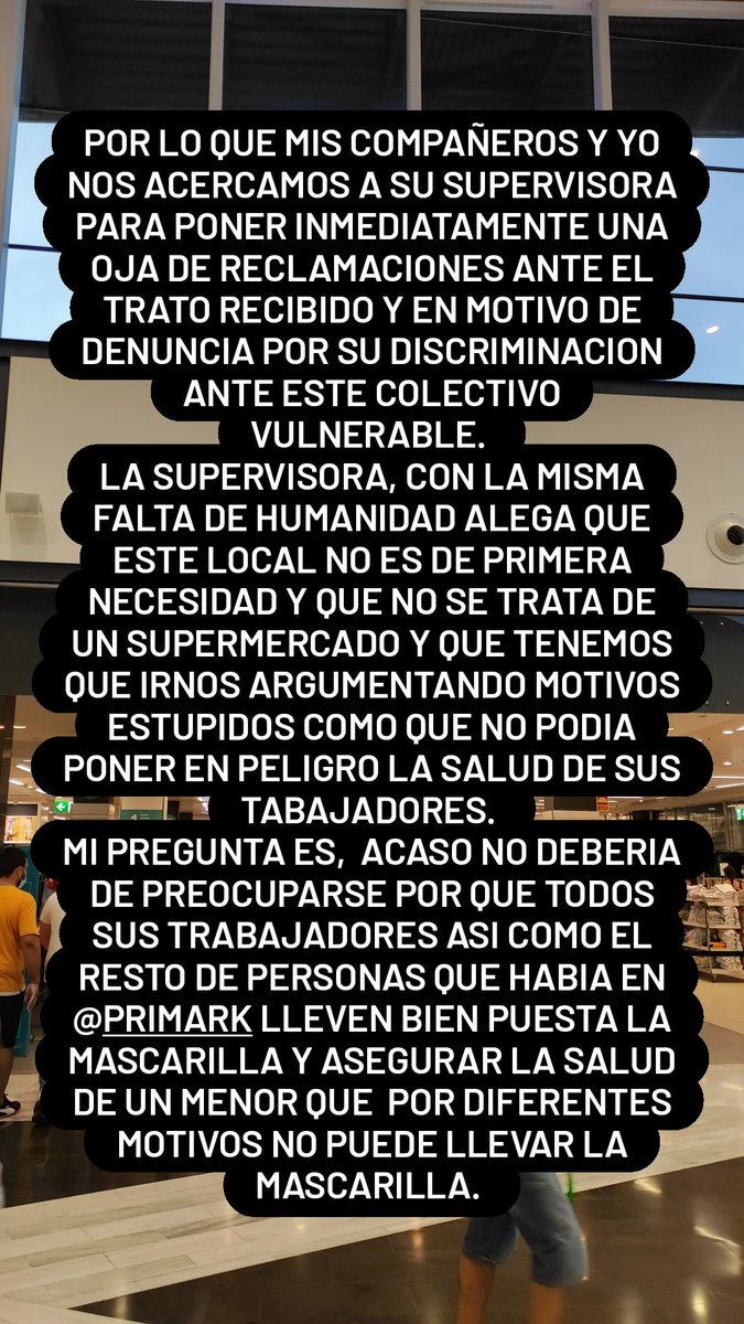 pacodemipaco's tweet photo. Gracias @Primark  por antentar contra la dignidad de las personas con diversidad funcional, gracias por apoyar las discriminación y gracias por tener una de las peores politicas de inclusion. 
Sois basura.  🤮 https://t.co/fxExC8XHn6