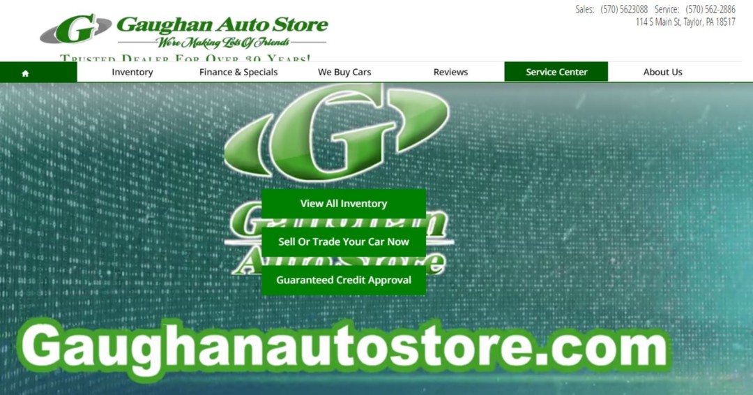 Shop Gaughan Auto Store's online virtual showroom 24/7/365
#trustedlocaldealer #over30yearsinbusiness 
gaughanautostore.com