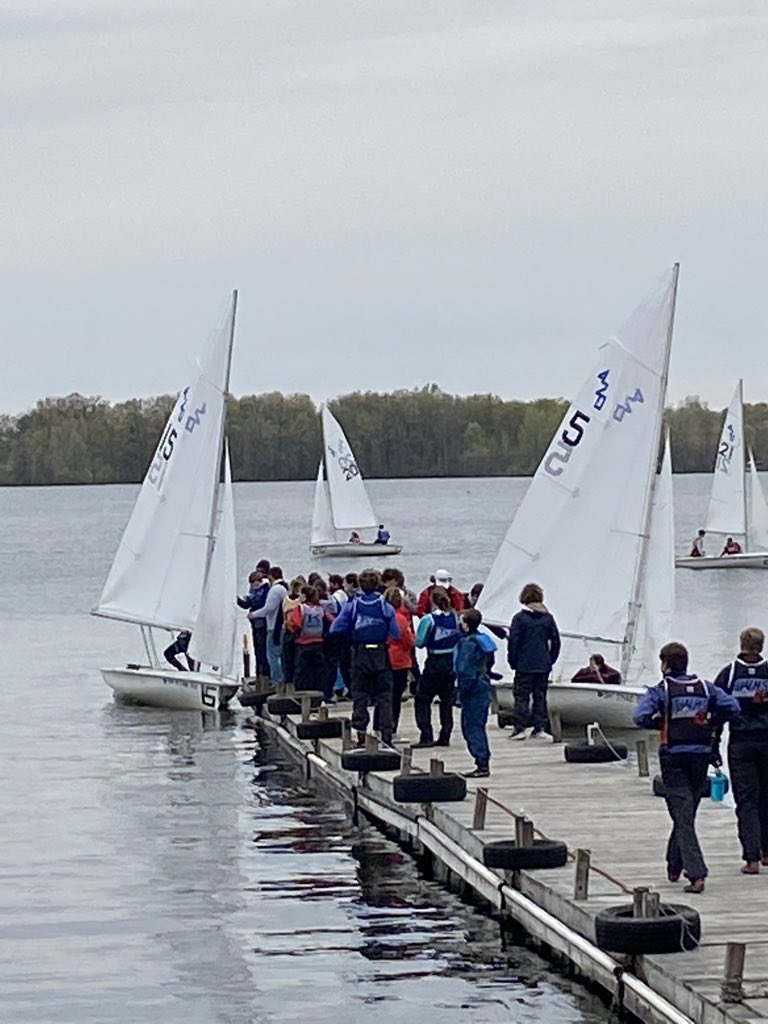 Your BAY Rocket high school sailing team took 2nd and 4th of 21 teams in the Ohio High School Sailing Championship today at Hoover Sailing Club in Columbus! ⛵️🔥🚀