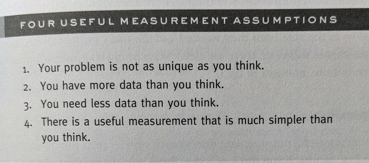 pani5ue's tweet image. Four useful measurement assumptions