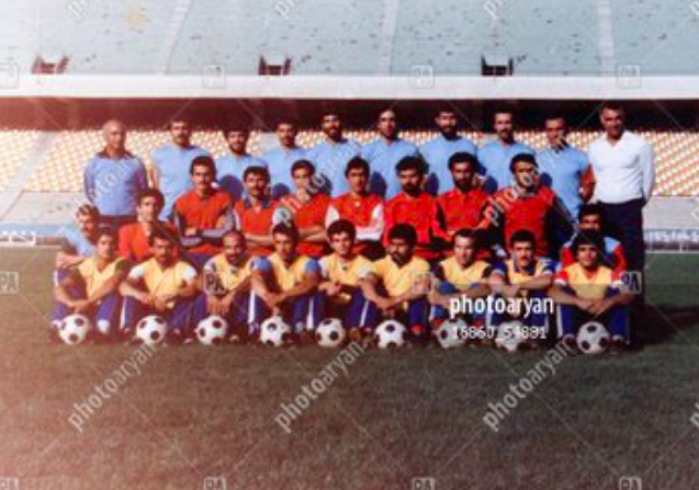 In the same extract she claims the Chador and the beard were mandatory following the revolution.They were of course, not. I'm sure you might know, but if you don't, here's my favourite bit of evidence. The Persepolis football team in the early '80s, the later '80s and '90s