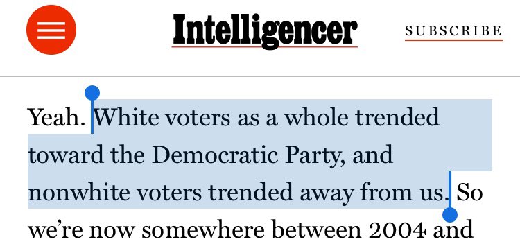 First, the Left quietly acknowledges that there’s zero truth to support the Dem talking point that Trump / the GOP are racist or nativist.In the 2020 election, nonwhite voters trended towards Trump / GOP bigly.(+2% Black, +9% Hispanic, +5% Asian).