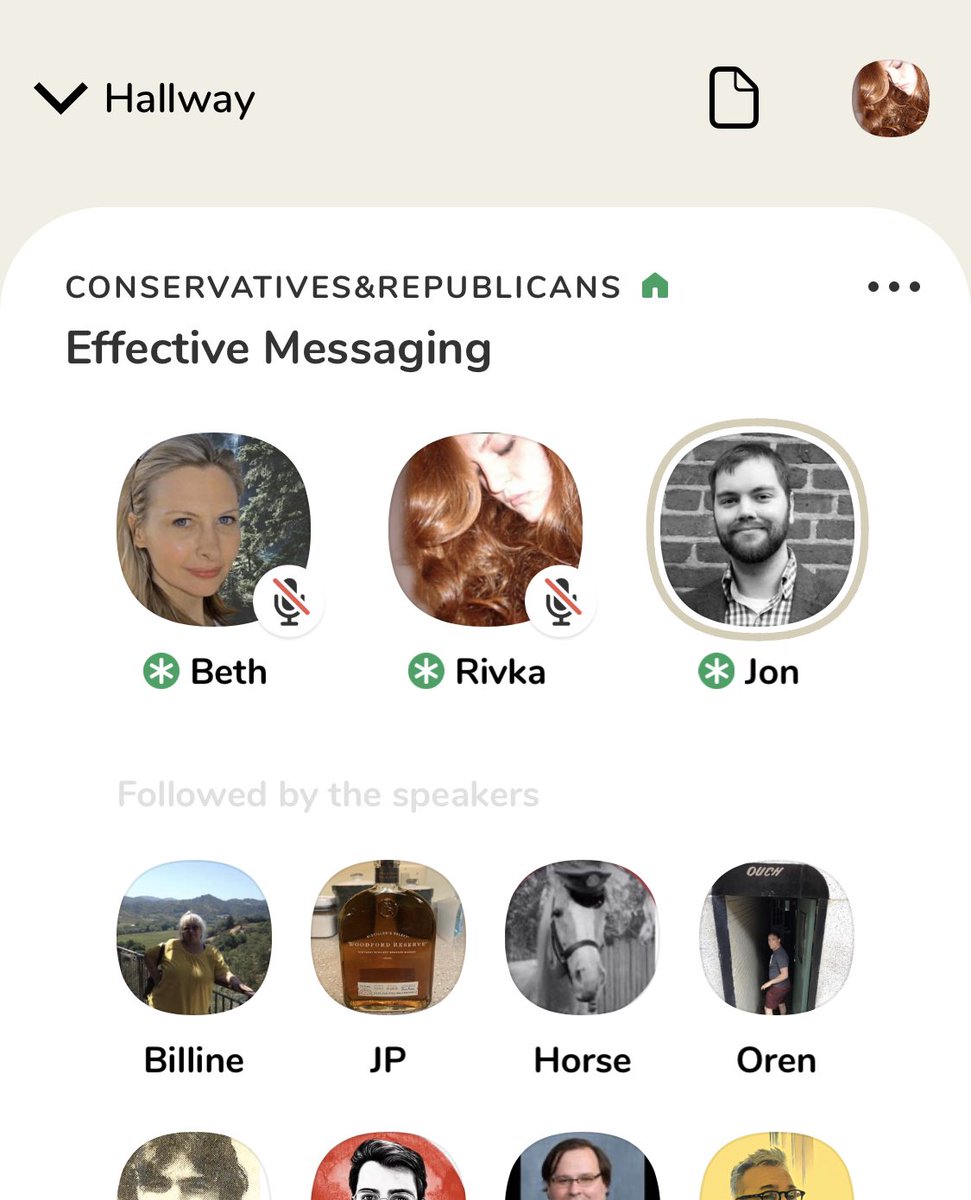 Come join us on <a href="/joinClubhouse/">Follow @Clubhouse</a> <a href="/ebeth360/">e-beth</a> <a href="/rivroc/">Rivka</a> <a href="/JonSchweppe/">Jon Schweppe 🇺🇸</a> 

Starting now!
Be here or be square!!!
<a href="/conservativesch/">conservativesch</a> <a href="/TSlocumJr/">ThomasSlocumJr</a> <a href="/RyanRhodes/">RyanRhodes</a> <a href="/JamieGray_FX/">Jamie 🇺🇸</a> <a href="/nka1105/">NAVEEN</a>