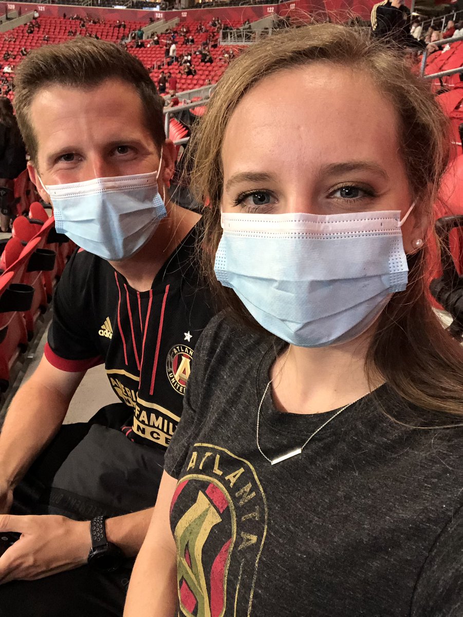 adriannemsmith's tweet photo. Back in the Benz! @coachsmith05 #vaccinated #cfaseatupgrade #ATLUTD https://t.co/WM5ThmW0rW