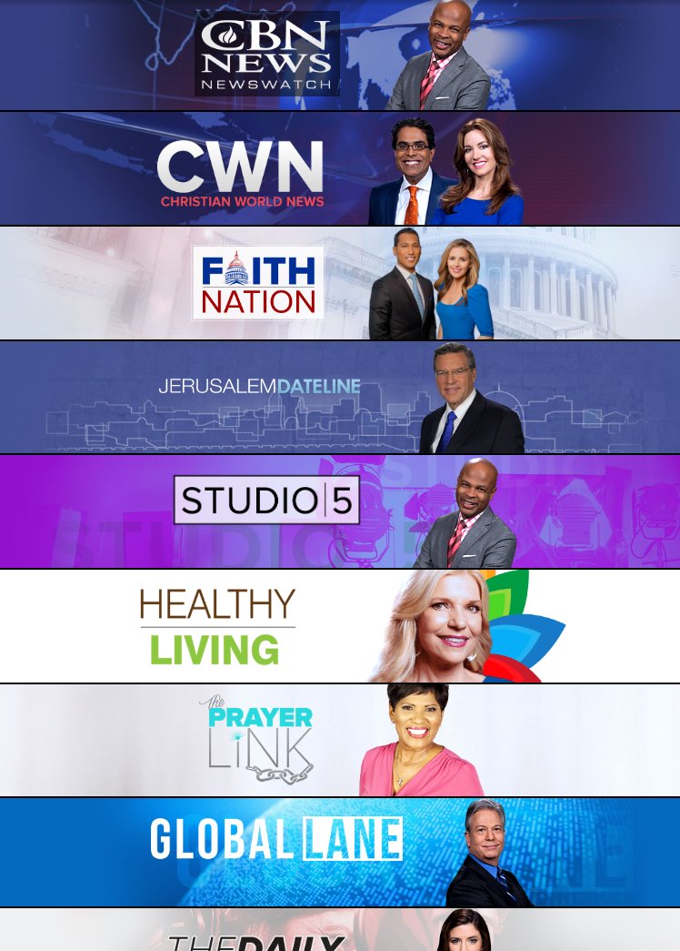 There's also Trinity Broadcasting Network where former presidential candidate Mike Huckabee has a show. And of course there is also CBN, home of the 700 Club but many other religious political shows. There's an entire political media ecosystem most people have never heard of.